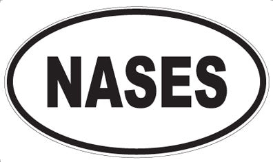 NASES - Oval Sticker