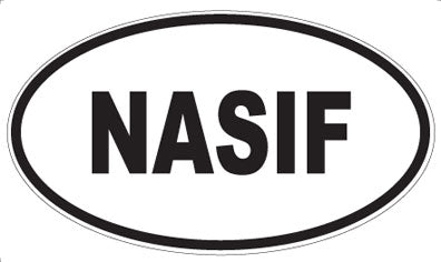 NASIF - Oval Sticker