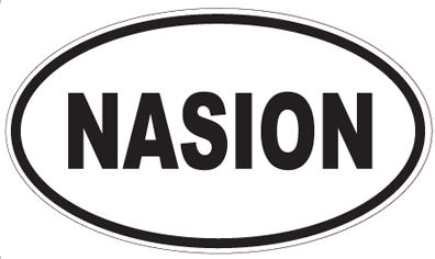 NASION - Oval Sticker