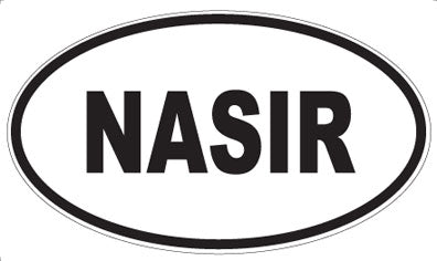 NASIR - Oval Sticker
