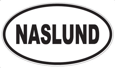 NASLUND - Oval Sticker