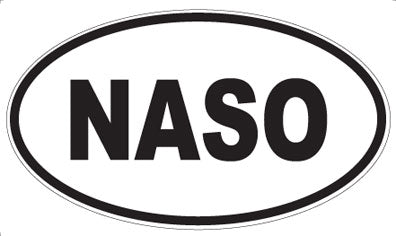 NASO - Oval Sticker