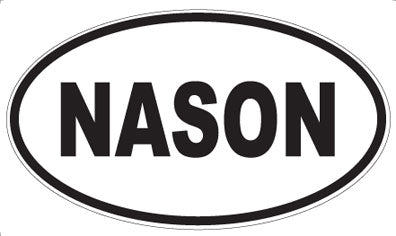 NASON - Oval Magnet