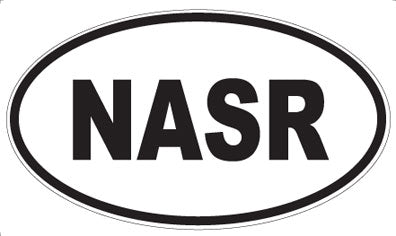 NASR - Oval Sticker