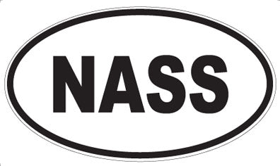 NASS - Oval Sticker