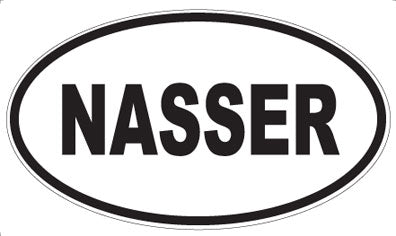 NASSER - Oval Magnet