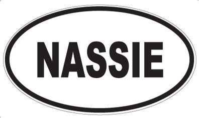 NASSIE - Oval Sticker