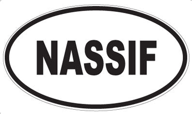 NASSIF - Oval Sticker