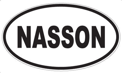 NASSON - Oval Magnet