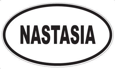 NASTASIA - Oval Magnet