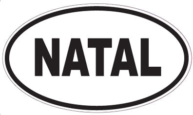 NATAL - Oval Sticker