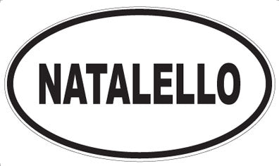 NATALELLO - Oval Sticker