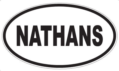 NATHANS - Oval Magnet