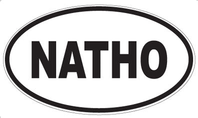 NATHO - Oval Sticker