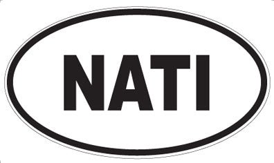 NATI - Oval Sticker