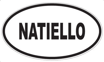 NATIELLO - Oval Magnet