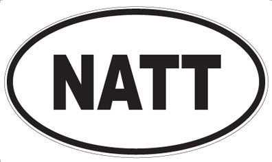 NATT - Oval Sticker