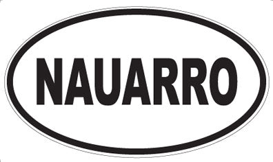 NAUARRO - Oval Magnet