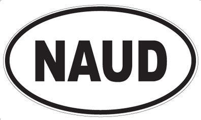 NAUD - Oval Magnet