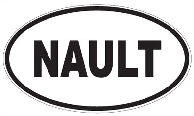 NAULT - Oval Magnet