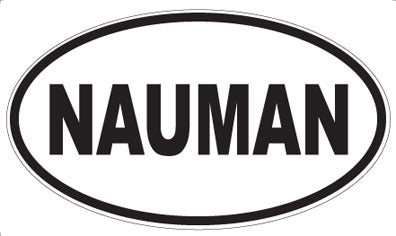 NAUMAN - Oval Magnet