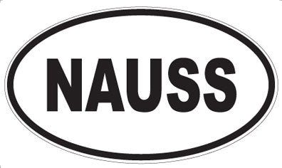 NAUSS - Oval Sticker