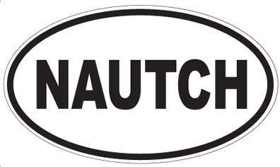 NAUTCH - Oval Sticker