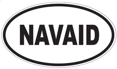 NAVAID - Oval Sticker