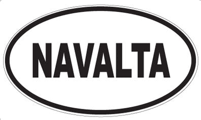 NAVALTA - Oval Sticker