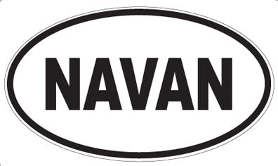 NAVAN - Oval Magnet