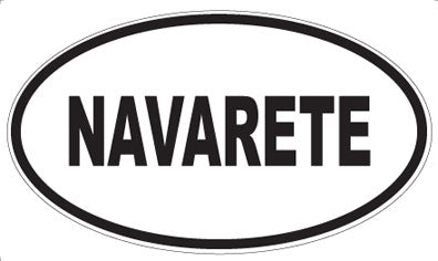 NAVARETE - Oval Magnet