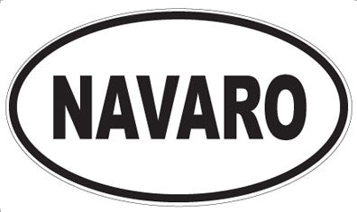 NAVARO - Oval Magnet