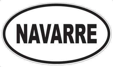NAVARRE - Oval Sticker