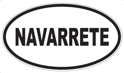 NAVARRETE - Oval Magnet