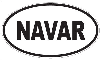 NAVAR - Oval Magnet