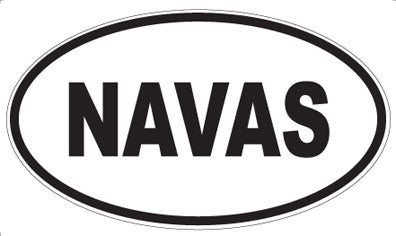 NAVAS - Oval Magnet