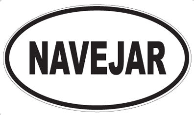 NAVEJAR - Oval Magnet