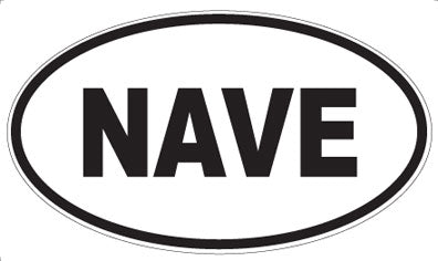 NAVE - Oval Magnet