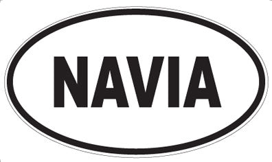 NAVIA - Oval Sticker