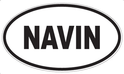 NAVIN - Oval Magnet