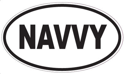 NAVVY - Oval Magnet