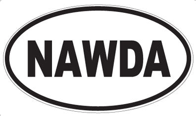 NAWDA - Oval Sticker
