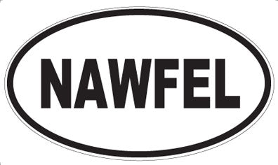 NAWFEL - Oval Sticker