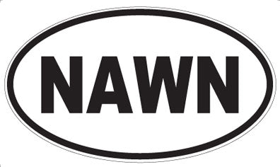 NAWN - Oval Sticker