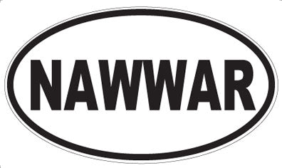 NAWWAR - Oval Sticker