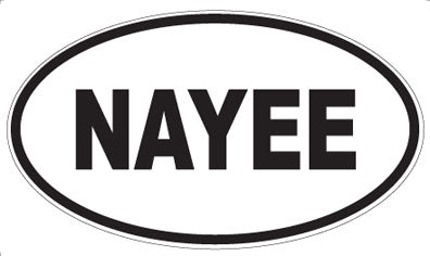 NAYEE - Oval Sticker
