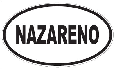 NAZARENO - Oval Magnet