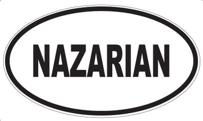 NAZARIAN - Oval Sticker
