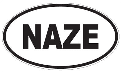 NAZE - Oval Sticker