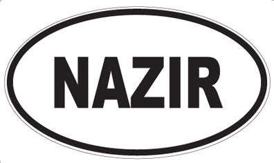 NAZIR - Oval Sticker